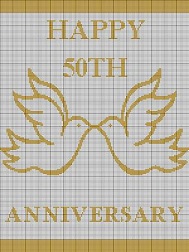 50th Wedding Anniversary Doves Crochet Pattern Graph E-mailed.pdf #339