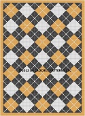 Black And Orange Argyle Crochet Pattern Graph E-mailed.pdf #6000